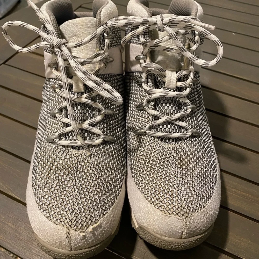 {Timberland} boys euro sprint fabric hiker boots